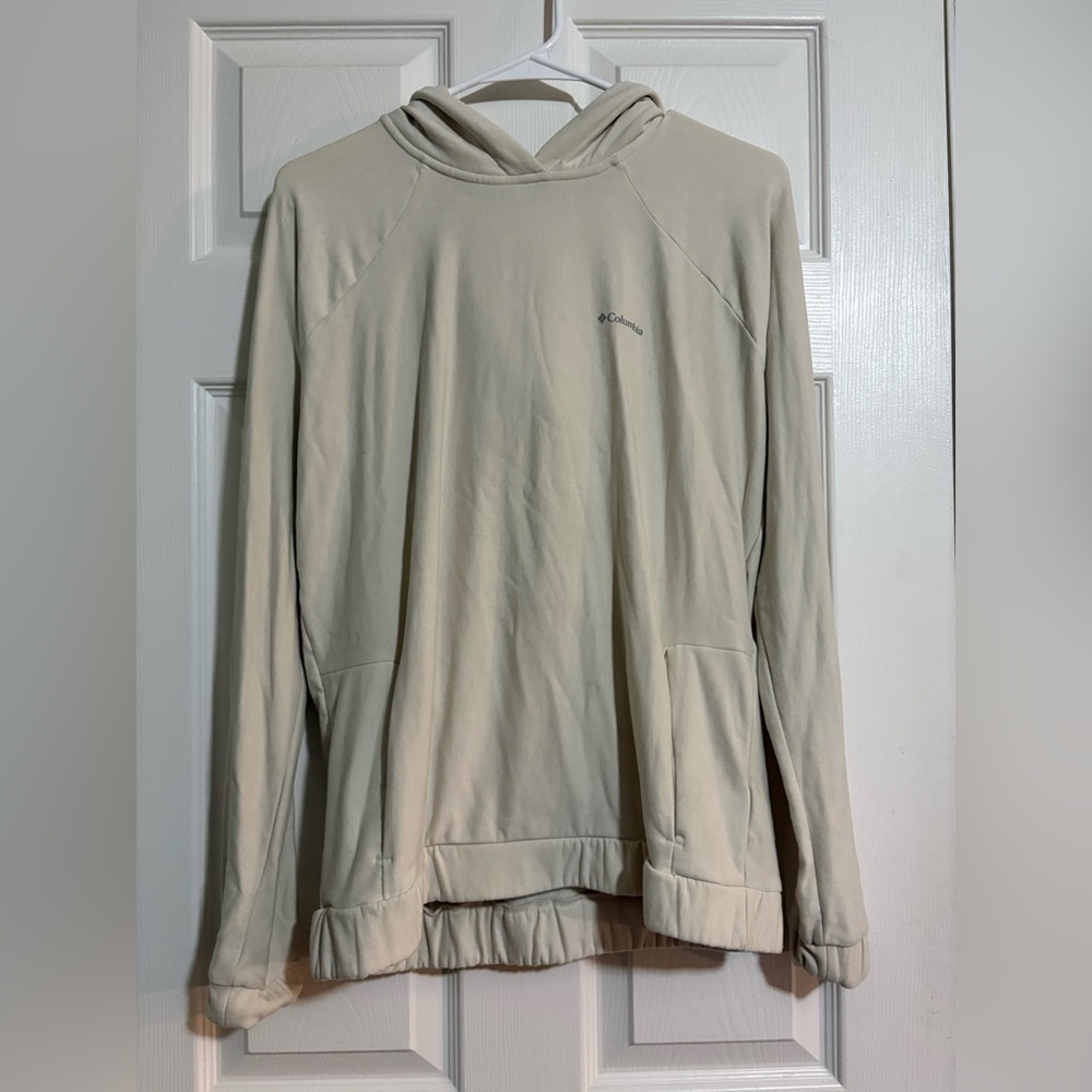 Columbia Cream Pullover Cinch Waist Womens Small